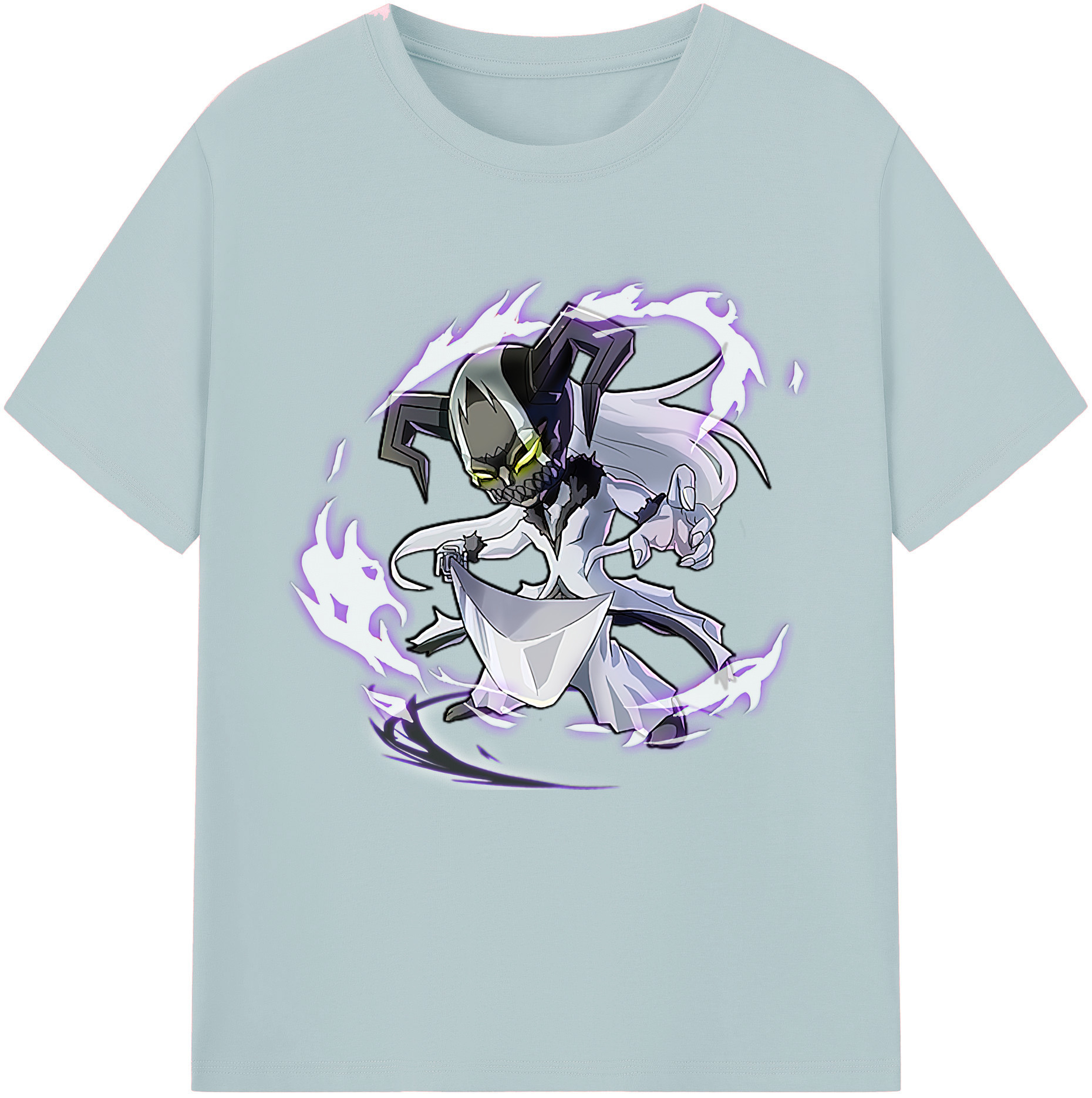 （画像用） ブリーチ 黒崎一護（くろさき いちご）BLEACH Kurosaki Ichigo 綿100％半袖Tシャツ（フロントプリント）